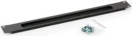 Triton Panneau de porte 1U avec finition brosse (noir)