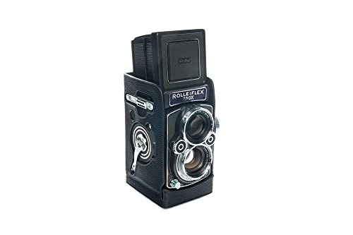 TP Original Handgemaakte lederen halve camerahoes voor Rolleiflex 2.8GX - Zwart