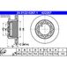 ATE Lot De 2 Disques De Frein 24.0122-0267.1 Renault 50 10 260 609