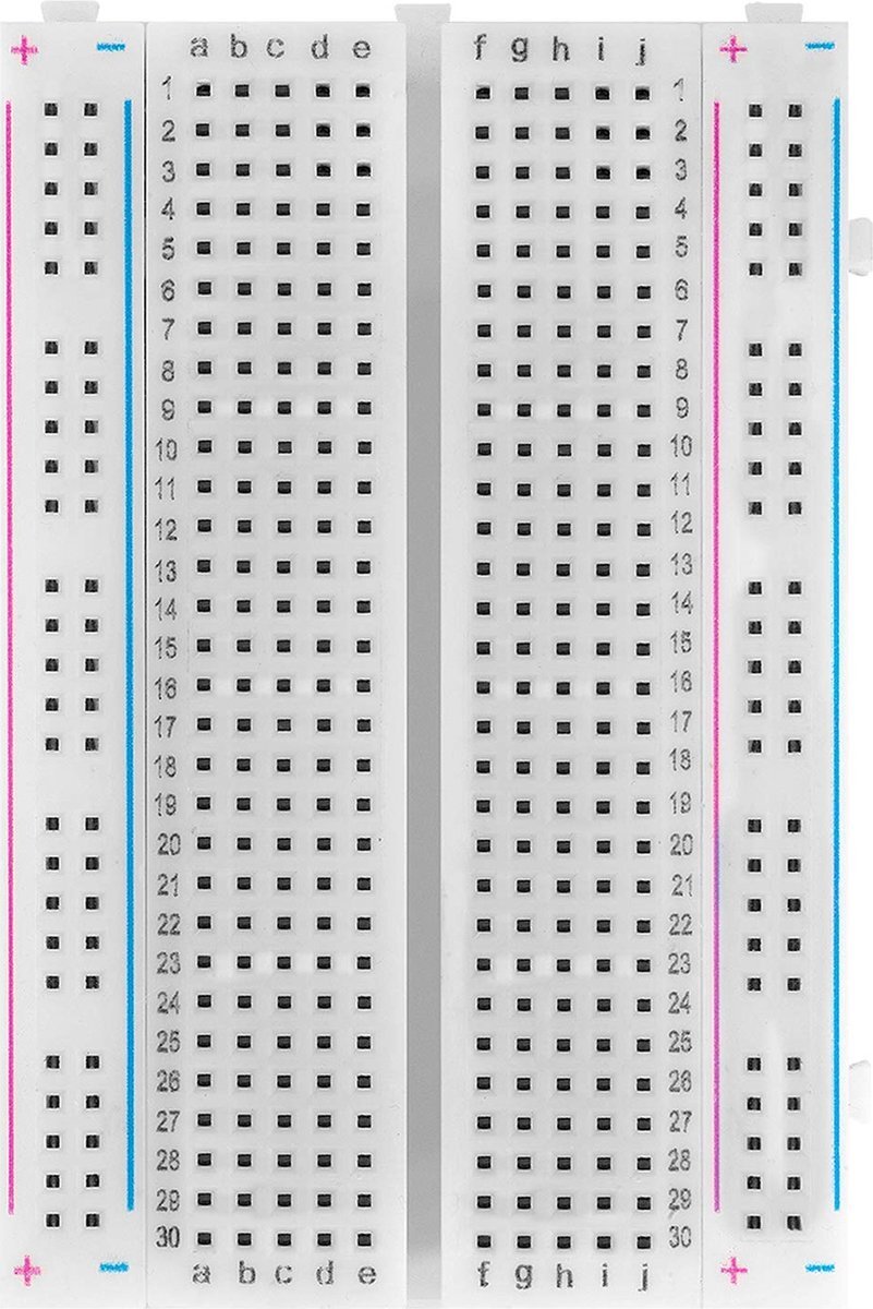 AZ Delivery Mini Breadboard 400 Pin met 4 Busbars compatibel met Arduino en Jumper Wire Kabels compatibel met Arduino Inclusief E-Book!