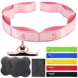 Omgoods - Ceinture de yoga avec bandes de résistance et tapis de yoga pour la flexibilité