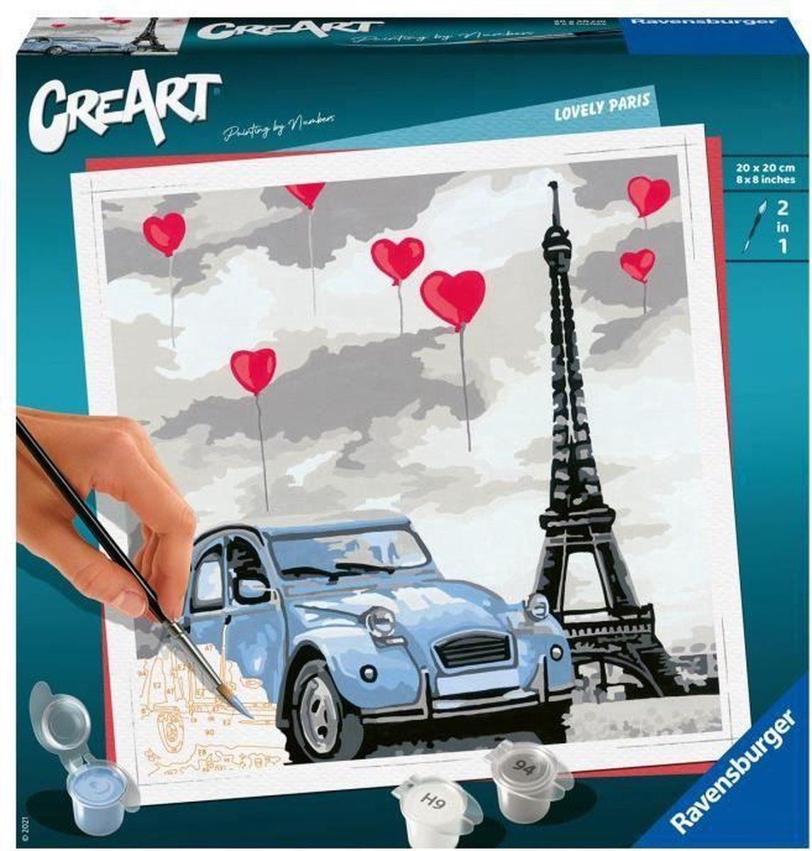 Ravensburger CreArt plein Parijs - 4005556289967