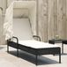 Prolenta Maison Exclusive - Zonnebed met dak, zwart, van polyrotan