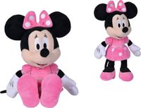 SIMBA Disney - Minnie Mouse Hot Pink Dress, 20cm, knuffel, pluche, roze, vanaf 0 maanden