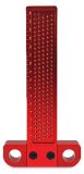 Ruban de mesure 160mm, alliage d'aluminium - Outil de menuiserie - Calibrage de précision - Résistant à l'usure et à la rouille - Manipulation confortable - Règle en L pour lignes horizontales - Ligne de marquage