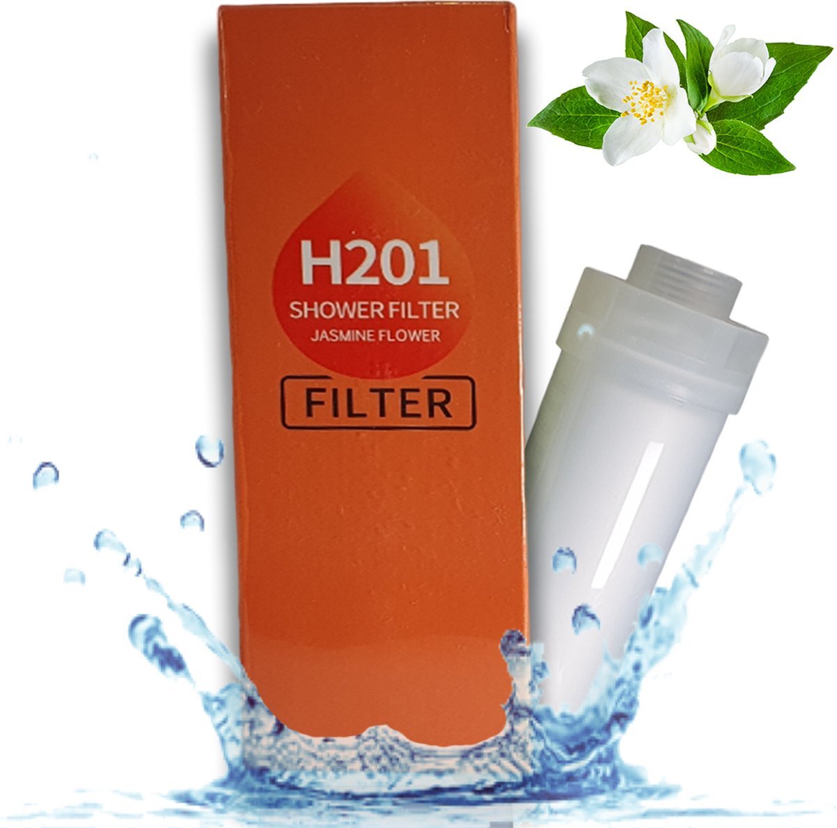 Imperatoris | Douchefilter- Waterfilter Voor Douchekop met Geur - Shower Filter - Kraanfilter - Spa Gevoel - Jasmine