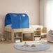 Maison Exclusive - Tunnel pour lit, adapté aux lits d'enfants, 2 pièces, bleu, 211 x 52,5 x 2 cm