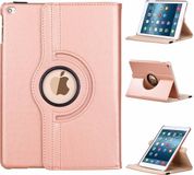 Ntech Apple iPad 9.7 (2017 / 2018) Hoes Case Cover 360° draaibaar Multi stand Rose Gold