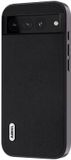 ABEEL Hoesje Geschikt voor Google Pixel 8 - Back Cover met Nappa Textuur - Echt Leer Case - Zwart