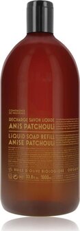 Compagnie de Provence Savon Liquide vloeibare handzeep Anis Patchouli 1 liter navulling