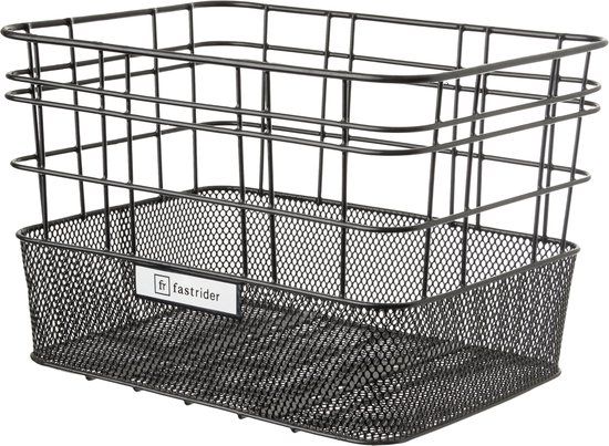 Fastrider Olav - Fietsmand Voordrager - Zwart - 27 L - Staal