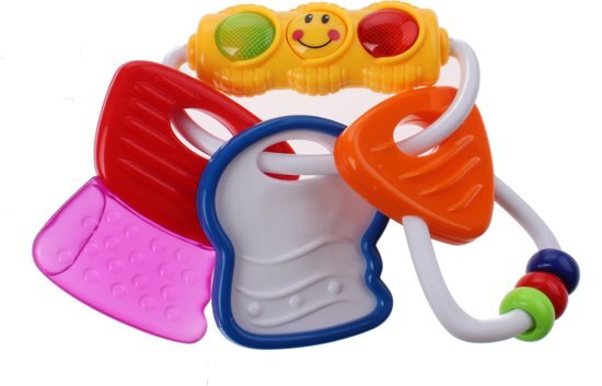 Jono Toys Activity Keys Baby Sleutels Met Licht Blauw