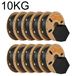 PLA-filament - filament pour imprimante 3D - PLA mat - Diamètre 1,75 mm - Bobine de 10 kg - Convient pour l'impression 3D FDM - Noir