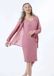 Goldner Jurk met chiffon omslag Elegante jerseyjurk met chiffonjasje