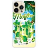 Mojito Plage Bedrukt siliconen hoesje compatibel met iPhone 14 Pro Max