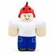 Wiztex Peluche "99 Nachten in het bos" – 20 cm, Blocky Hero, PP-katoen, pluche, cadeau pour enfants