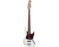 Sadowsky MetroExpress Vintage J/J Bass Morado Solid Olympic White 5-snarige elektrische basgitaar