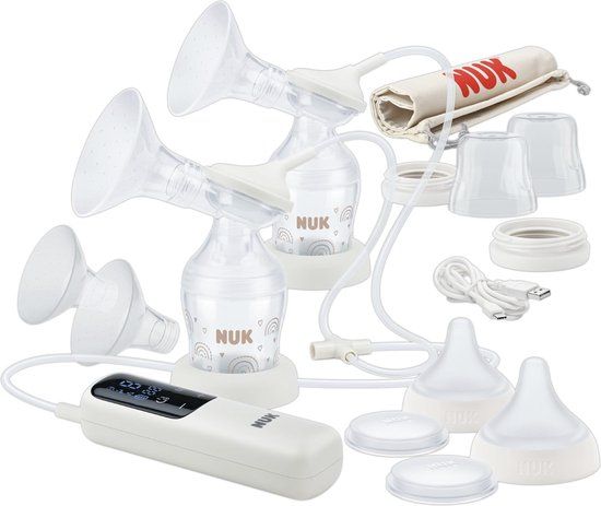 NUK Soft & Easy dubbele elektrische borstkolf set