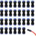 Dailygoods Connecteurs pneumatiques 30 pièces - Connecteurs de tuyau 4 mm