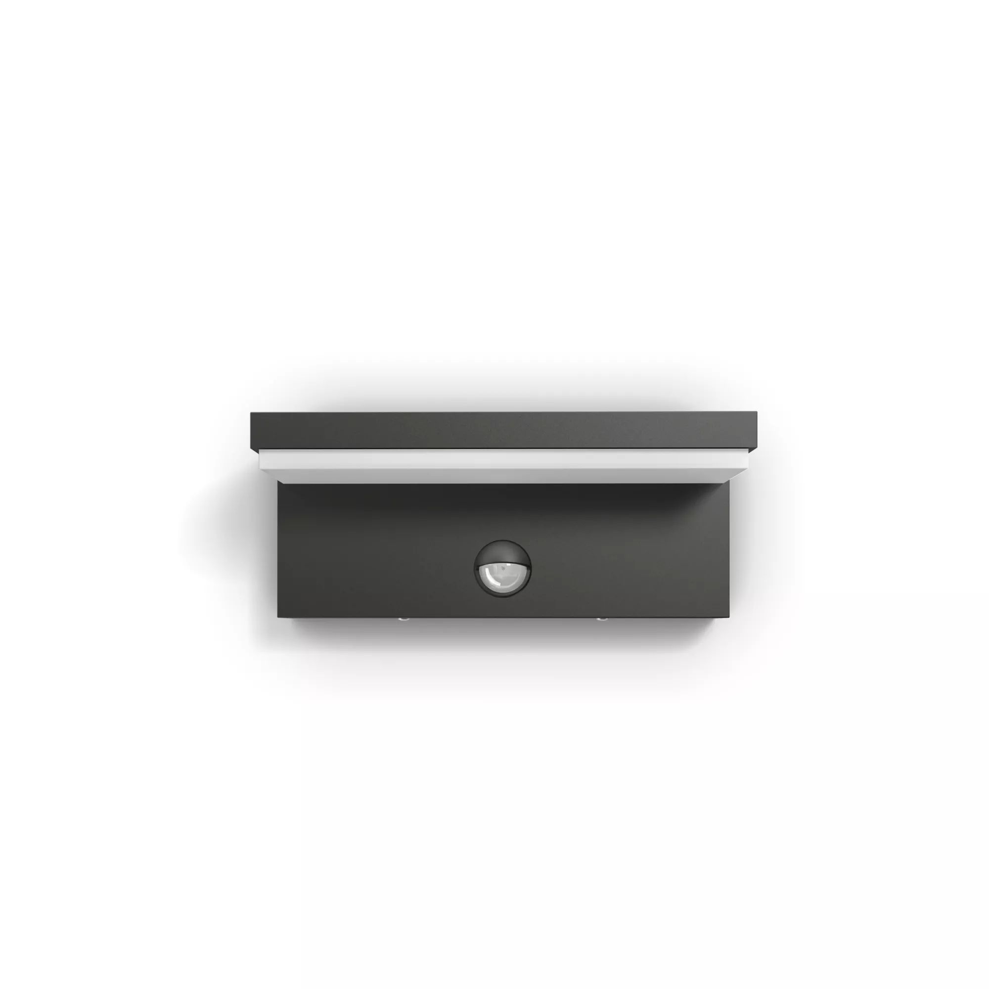 Philips Hue Philips Bustan LED Wandlamp - Antraciet - Met Sensor - 3.8W - Buitenverlichting