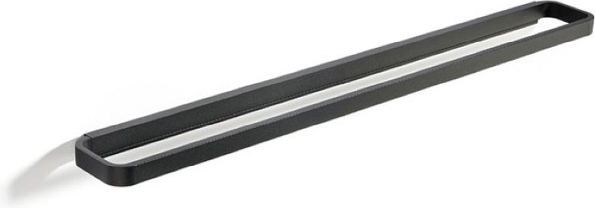 Zone Rim Handdoekhouder - 70x7.5cm - Zwart