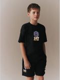 Next Jongens Set met T-shirt met korte mouwen en korte broek - Zwart