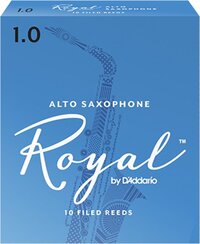 D'Addario Royal Altsaxofoon rieten - Sterkte 1 - 10 stuks