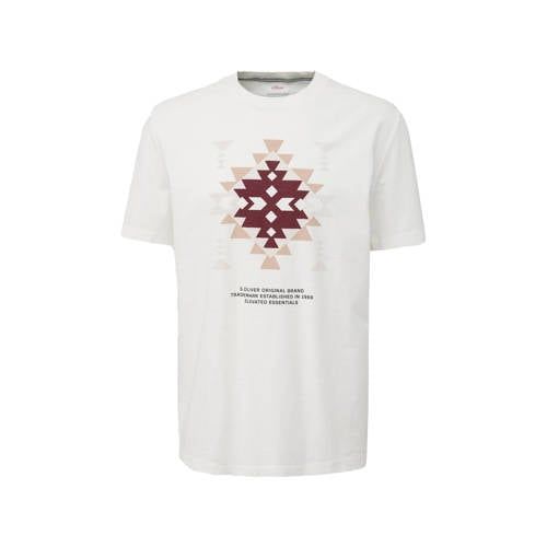 s.Oliver Regular Fit T-shirt with Print White