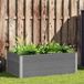 Maison Exclusive - Élévateur de jardin en bois composite, dimensions 150 x 100 x 54 cm, couleur gris