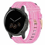 By Qubix Qubix - Canvas nylon bandje voor Huawei Watch GT 6 (41mm) - Roze - 18mm aanzetmaat