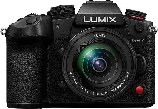 Panasonic Lumix DC-GH7 systeemcamera Zwart + 12-60mm f/3.5-5.6 | 25MP | Micro FT | Leica SL