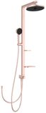 Ideal Standard ALU+ Doucheset - Rosé - 26 cm Diameter - 2 Jets