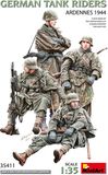 MiniArt 35411 German Tank Riders - Ardennes 1944 Plastic Model Kit 1:35
