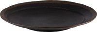 APS Melamine bord "marone", ø28 x h3,5 cm, set van 4 stuks
