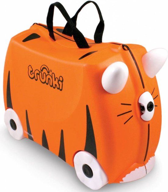 Trunki Ride-On Kindertrolley - Tipu Tiger - Oranje - 46cm