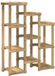 vidaXL Plantenstandaard Wit 85 x 30 x 114,5 cm Massief Acacia Hout