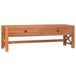 VidaXL meuble TV et centre de divertissement 140x40x45 cm teck