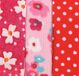 Glorex Textielbanden, zelfklevend, polyester, rood, 9,5 x 6,8 x 5,4 cm
