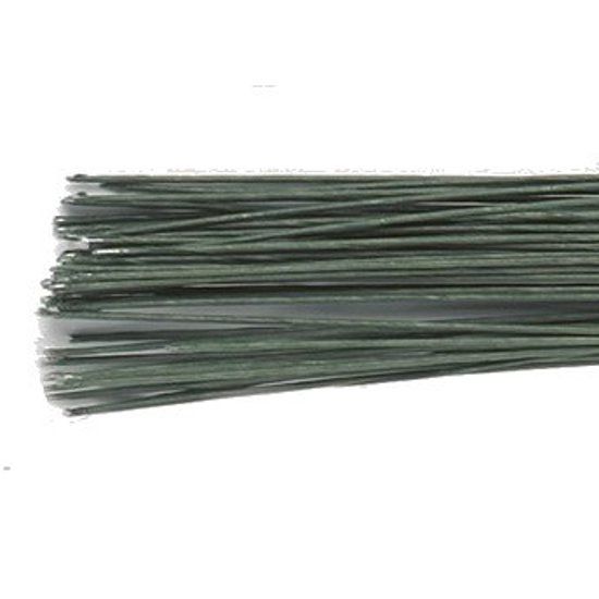 Culpitt Floral Wire Dark Green set/50 - 24 gauge