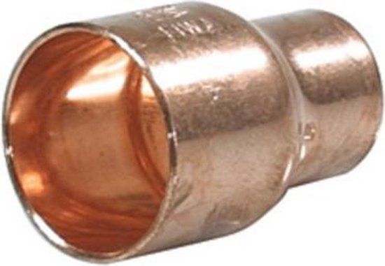 Adema Roodkoperen verloopsok mof x mof 15x12mm