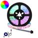VidaXL Led-strip 2 st zwart en transparant koper en kunststof