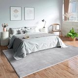 Mia's Teppiche Olivia woonkamertapijt, 100% polyester, grijs, 80x150 cm