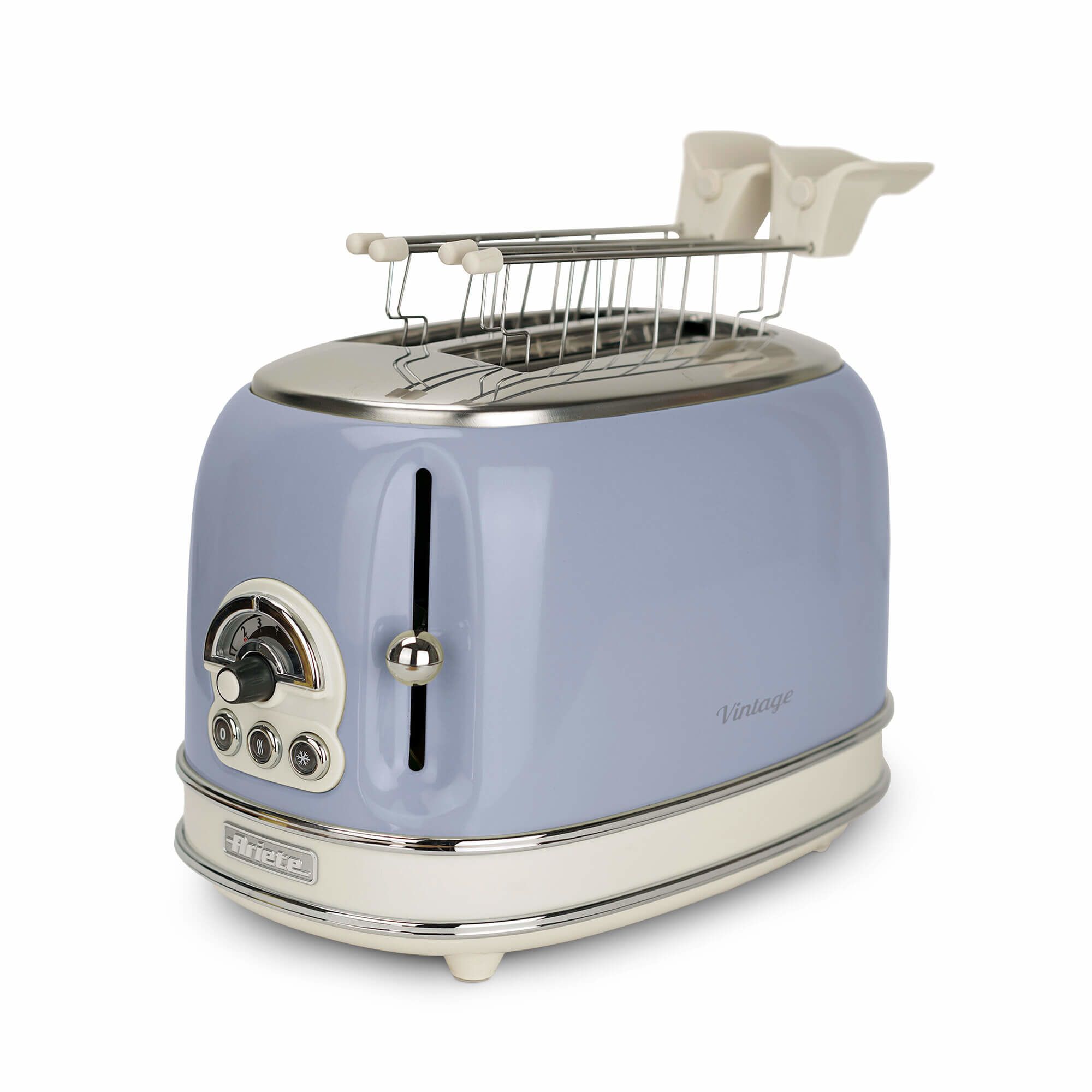 Ariete 0155/15 - Vintage Broodrooster - 2 sneden - 810W - Blauw