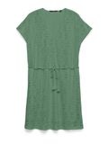 VERO MODA VMMAYA CS SHORT V-NECK DRESS JRS - Dames - Mini jurken - XS - Polyester - Groen