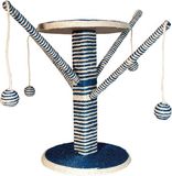 Arquivet Krabpaal wit en blauw voor katten, 29x29x44 cm