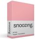 Snoozing Jersey - Topper Hoeslaken - 70x200 cm - Roze