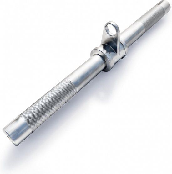 Gorilla Sports Triceps / Biceps Bar - 50 cm - Chrome