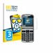 BROTECT Screenprotector 3 Stuks voor bea-fon Fold 10 LTE Beschermglas transparant