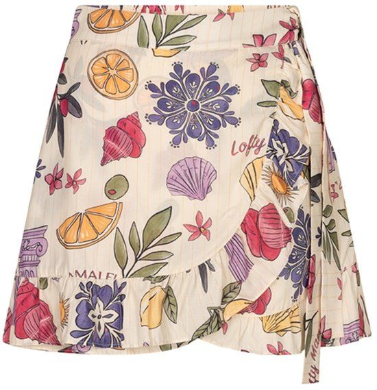 Lofty Manner Broek Skort Sandy Re40 Multi Element Print Dames Maat - S