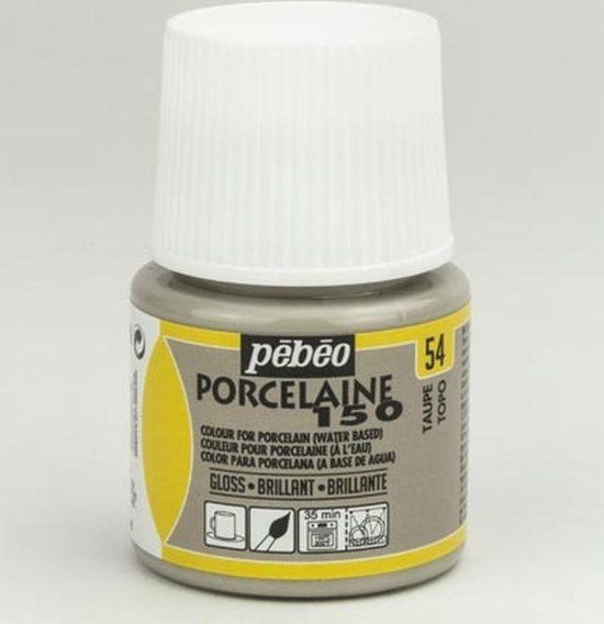 Pebeo Porseleinverf - 54 Taupe - 45ml
